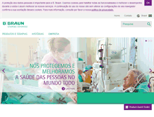 Tablet Screenshot of bbraun.com.br
