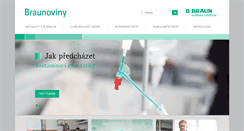 Desktop Screenshot of braunoviny.bbraun.cz