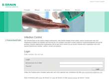 Tablet Screenshot of hygieneplan.bbraun.ch