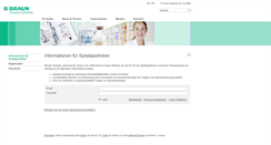 Desktop Screenshot of pharmacists.bbraun.ch