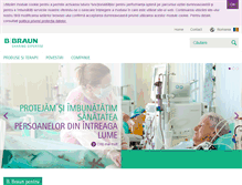 Tablet Screenshot of bbraun.ro